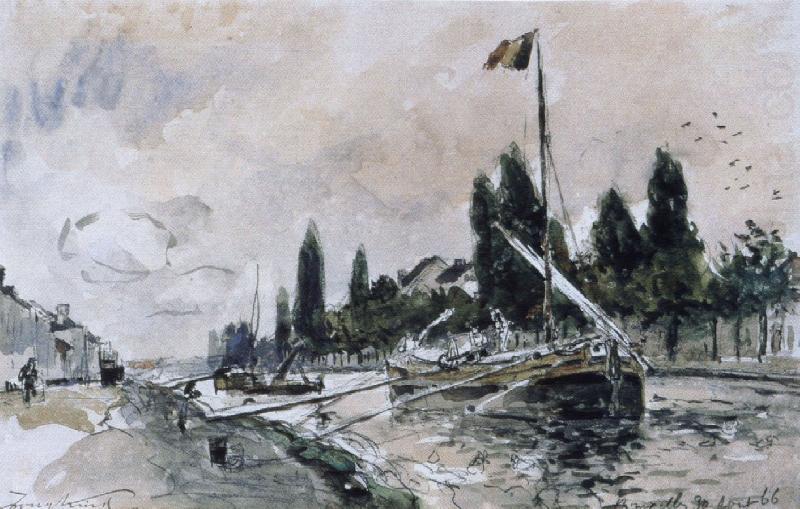 willebroek canal, Johann Barthold Jongkind